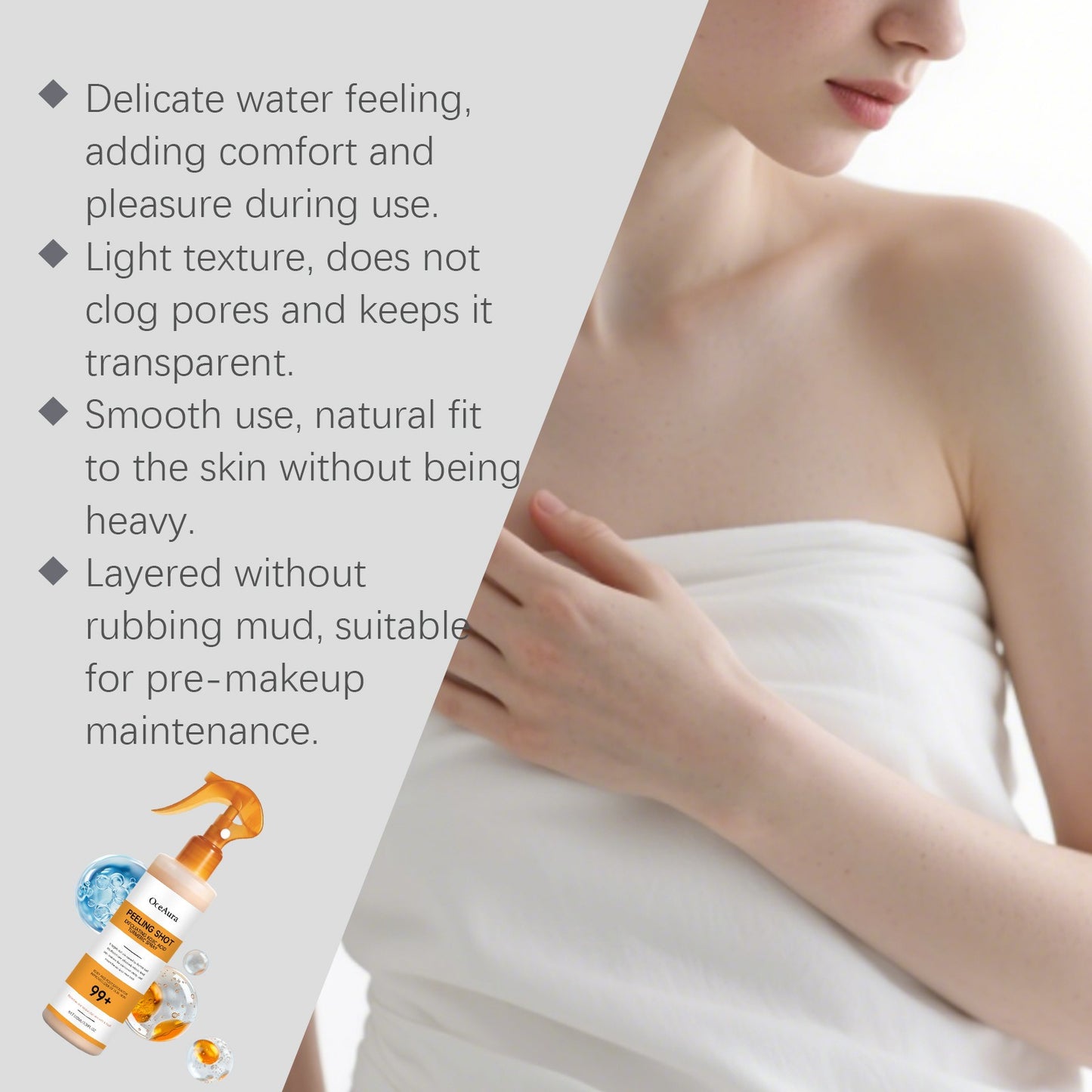 OCEAURA Kojic Acid Turmeric Cleaning Spray
