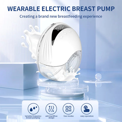 Hands Free Breast Pump - Lightweight With LED Display