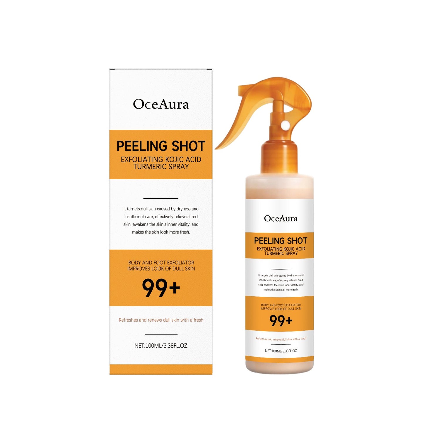 OCEAURA Kojic Acid Turmeric Cleaning Spray